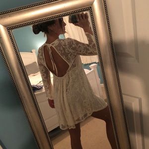 Open Back Lace Dress